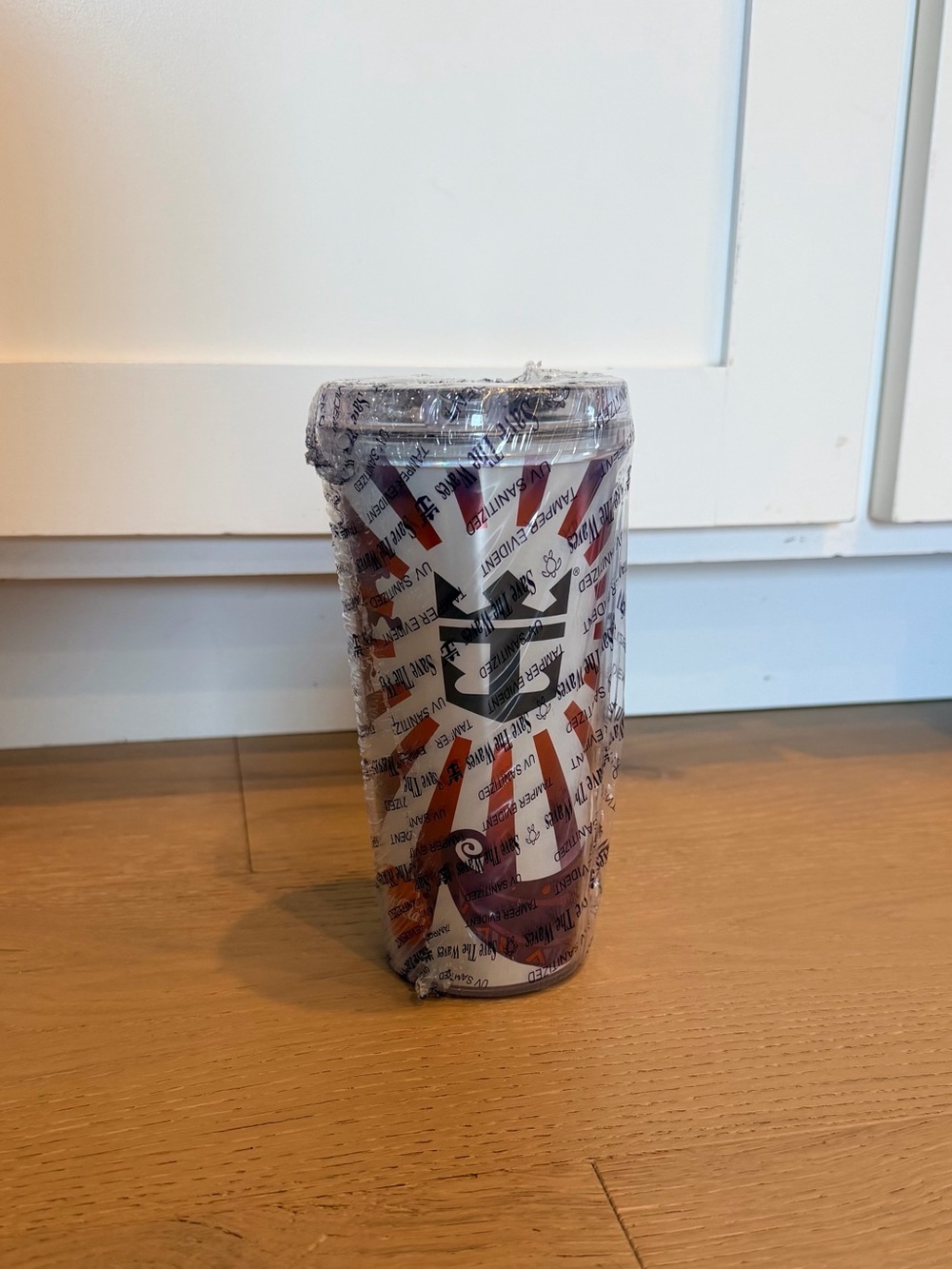 Royal Caribbean Soda Package Tumbler – NEW & SEALED – White/Red/Purple